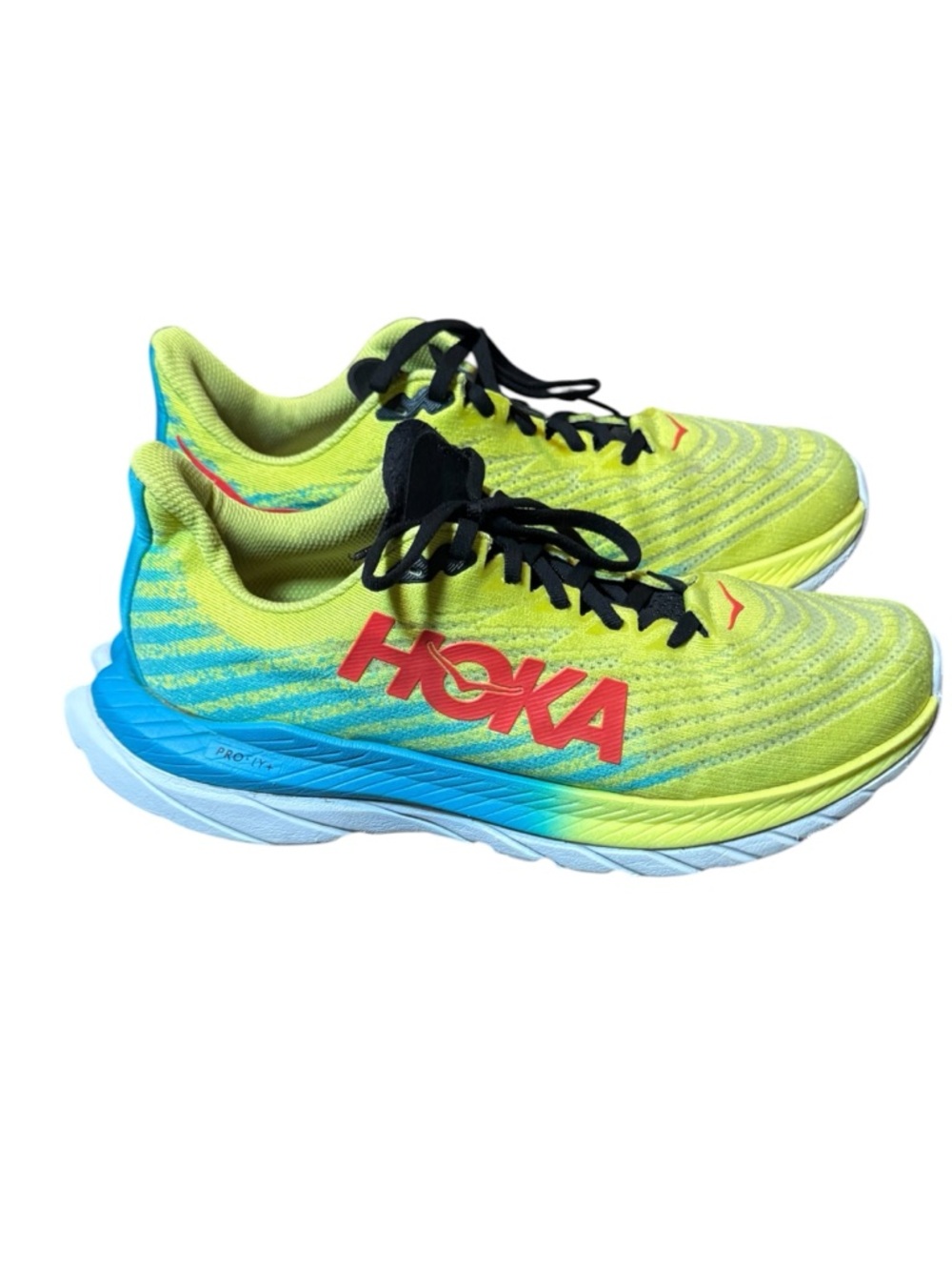 Hoka One One Mach 5 Mens Running Shoes Size 9.5B Sneakers NO INSOLES - Picture 8 of 10